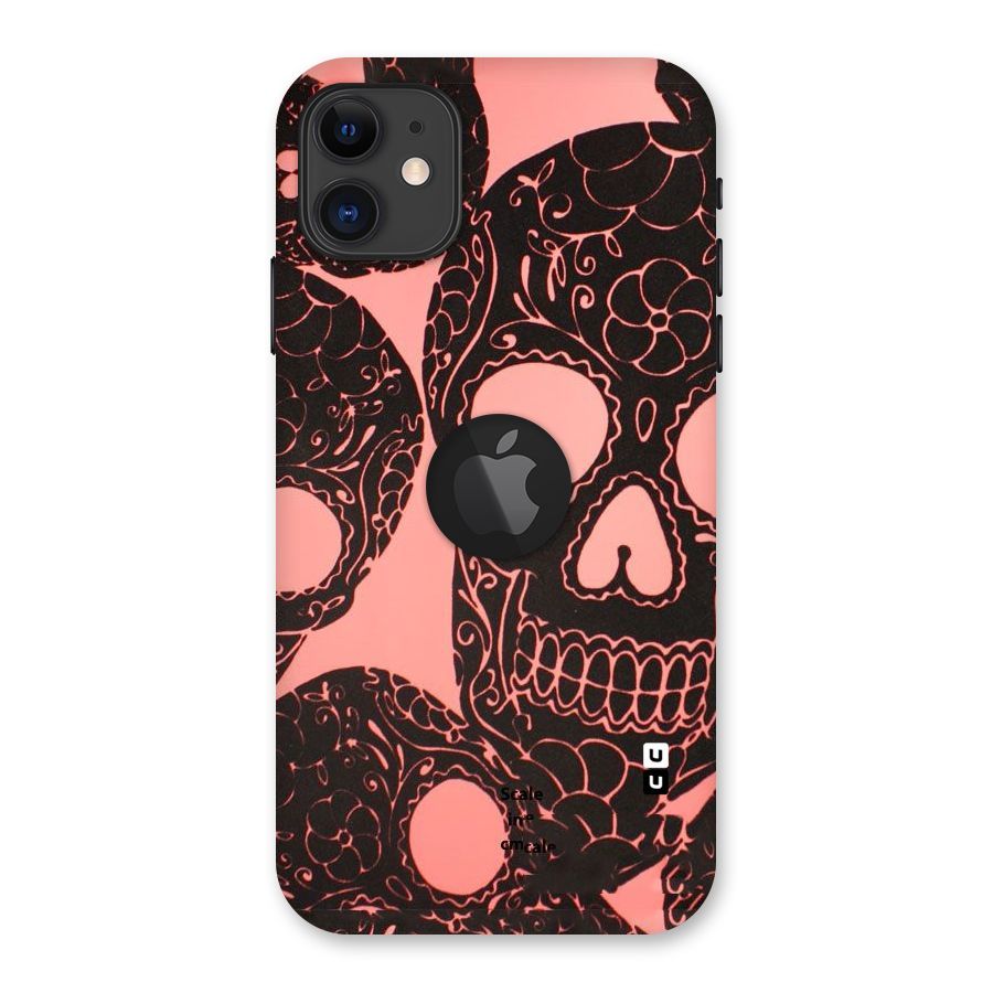 Pink Head Back Case for iPhone 11 Logo Cut
