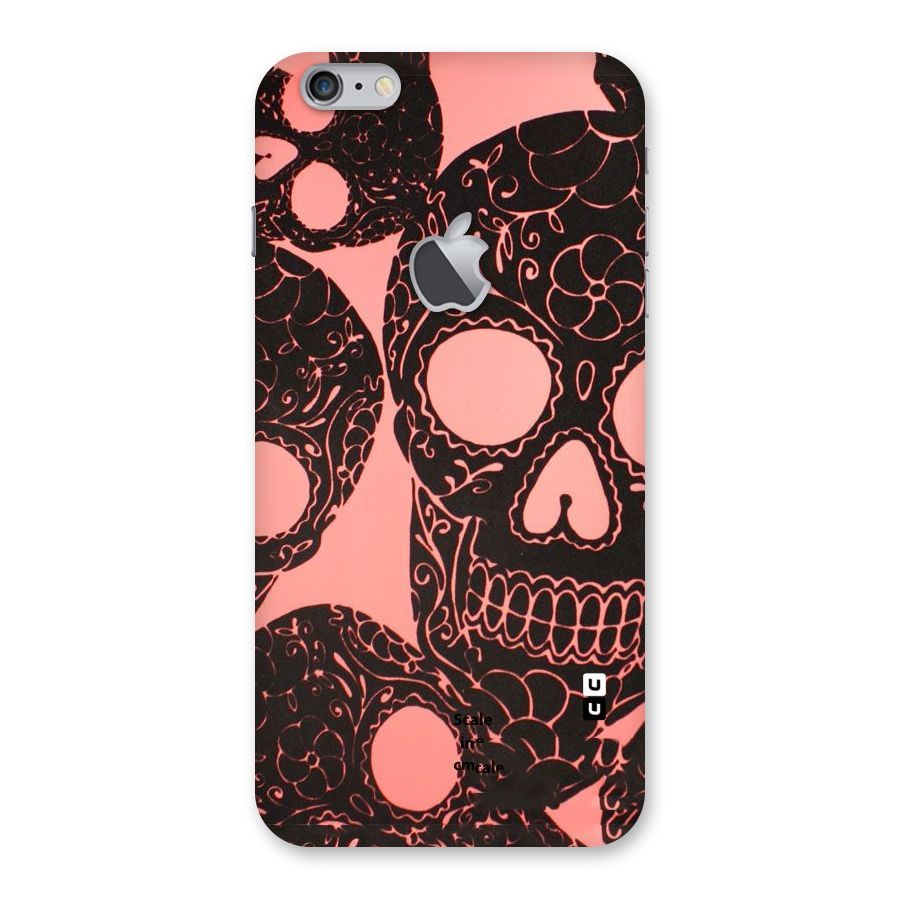 Pink Head Back Case for iPhone 6 Plus 6S Plus Logo Cut