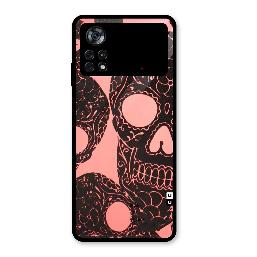 Pink Head Glass Back Case for Poco X4 Pro 5G