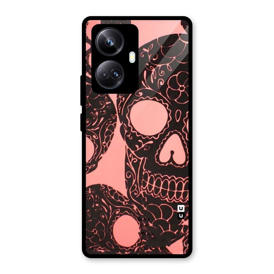 Pink Head Glass Back Case for Realme 10 Pro Plus