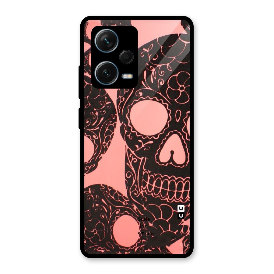 Pink Head Glass Back Case for Redmi Note 12 Pro Plus 5G
