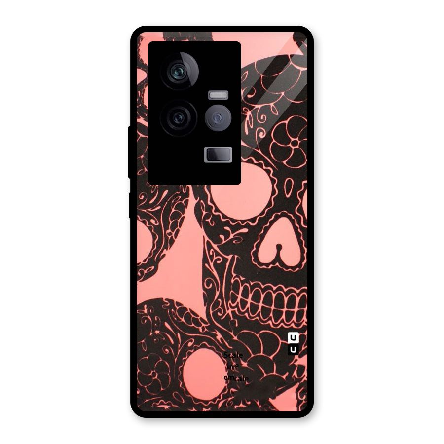 Pink Head Glass Back Case for Vivo iQOO 11 5G