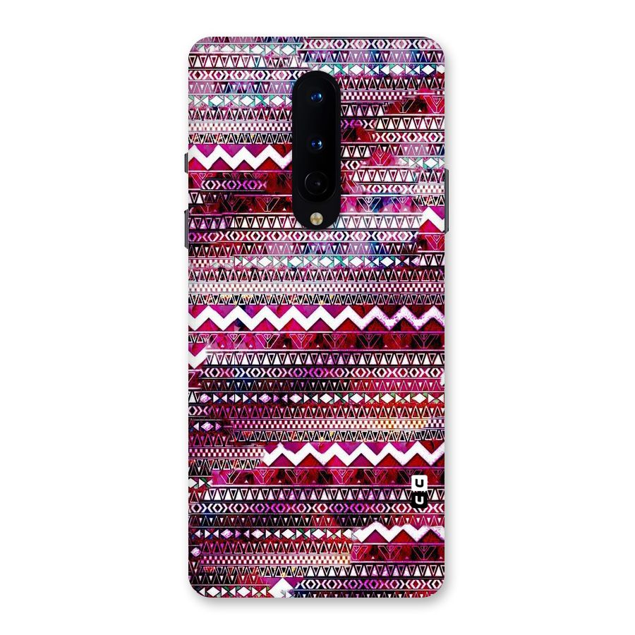 Pink Indie Pattern Back Case for OnePlus 8