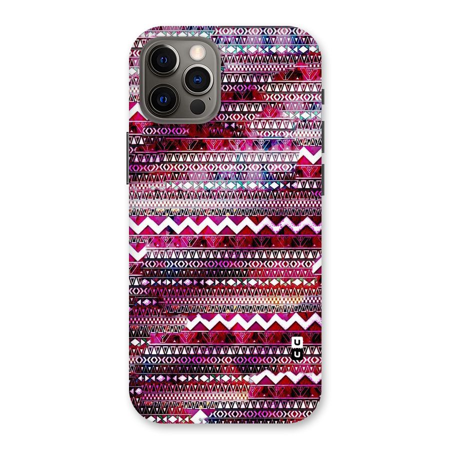 Pink Indie Pattern Back Case for iPhone 12 Pro