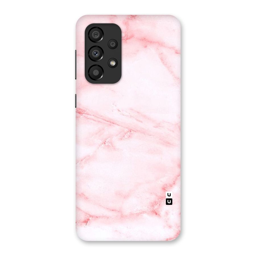 Pink Marble Print Back Case for Galaxy A33 5G
