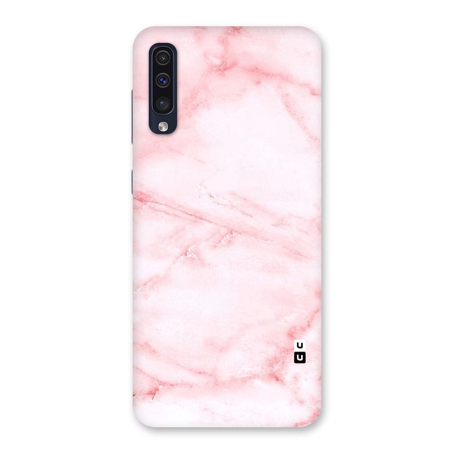 Pink Marble Print Back Case for Galaxy A50s