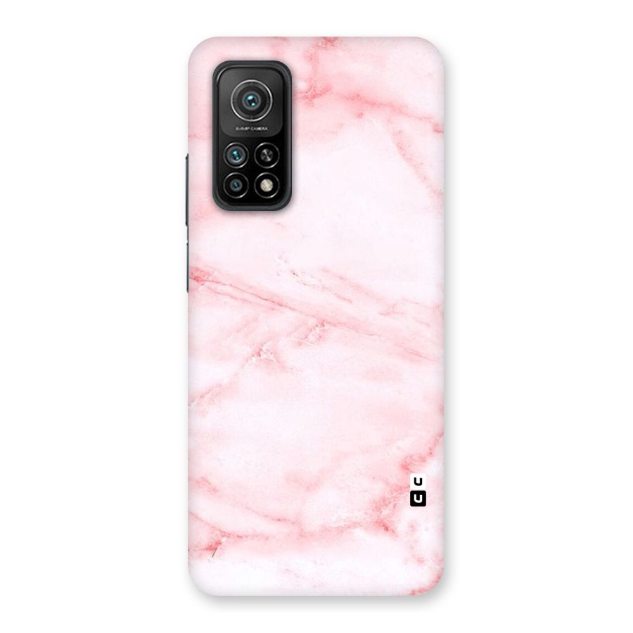 Pink Marble Print Back Case for Mi 10T Pro 5G