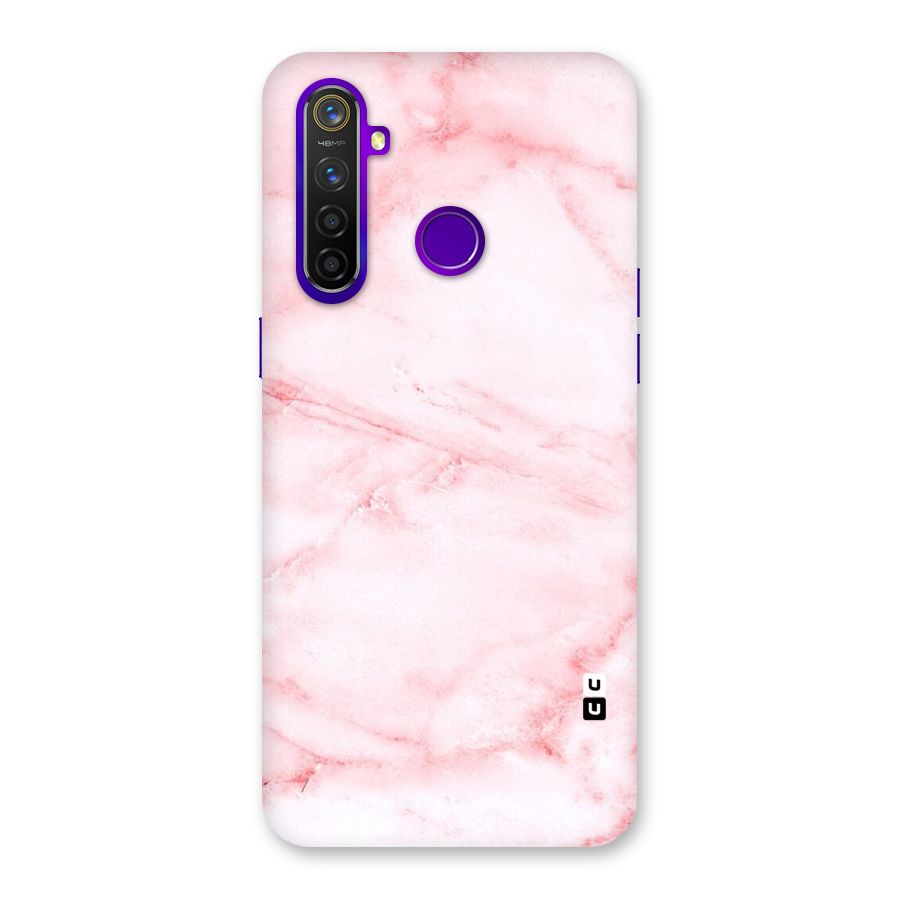 Pink Marble Print Back Case for Realme 5 Pro