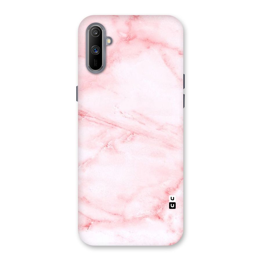 Pink Marble Print Back Case for Realme C3