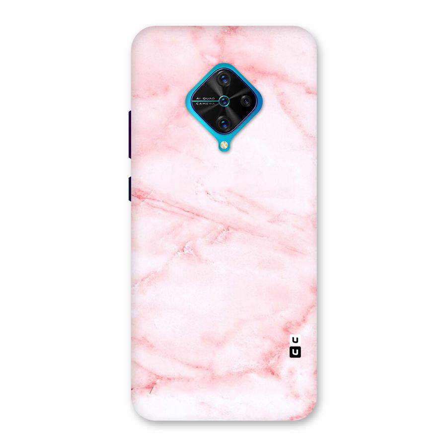 Pink Marble Print Back Case for Vivo S1 Pro