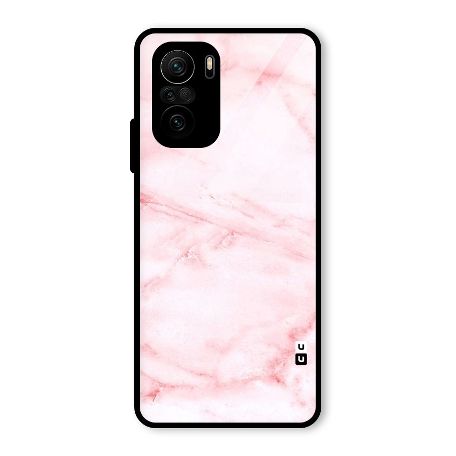 Pink Marble Print Glass Back Case for Mi 11X Pro
