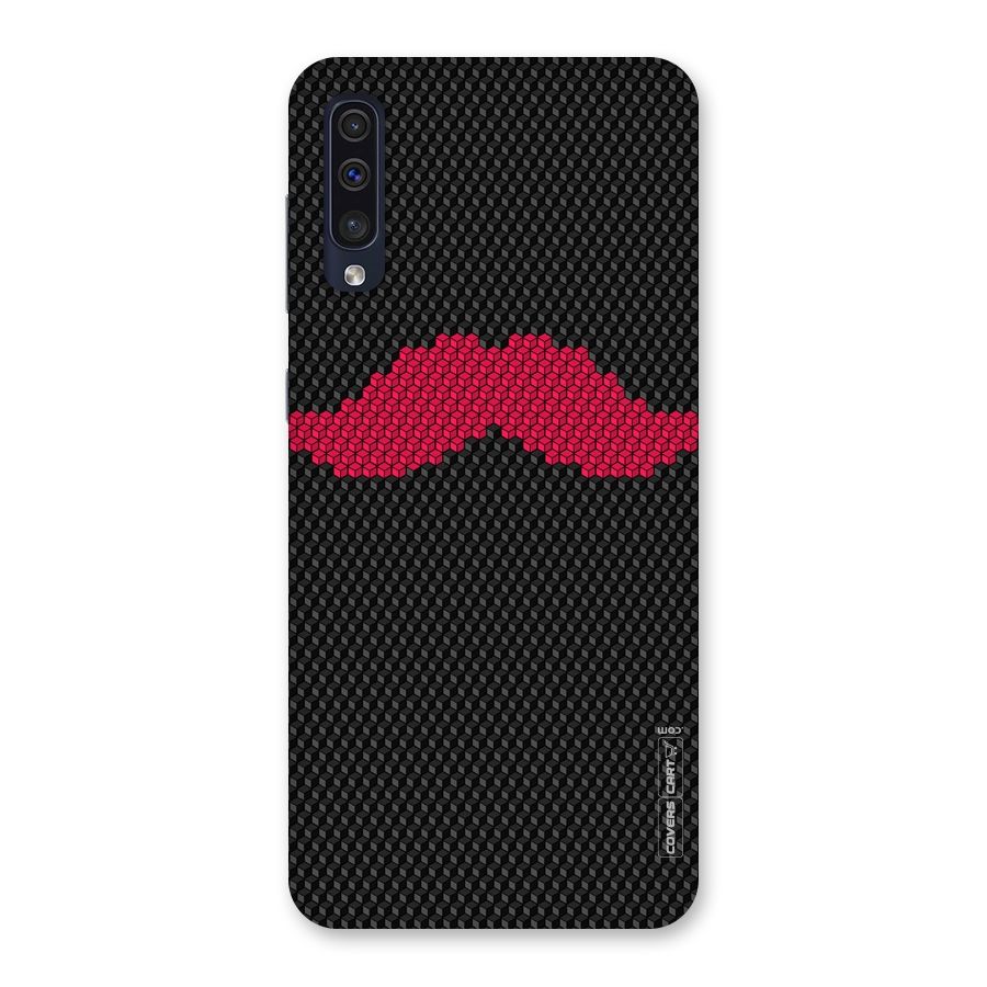 Pink Moustache Back Case for Galaxy A50s