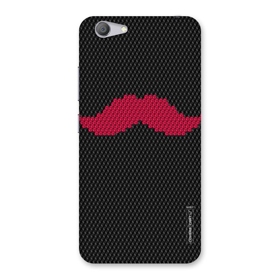 Pink Moustache Back Case for Vivo Y53