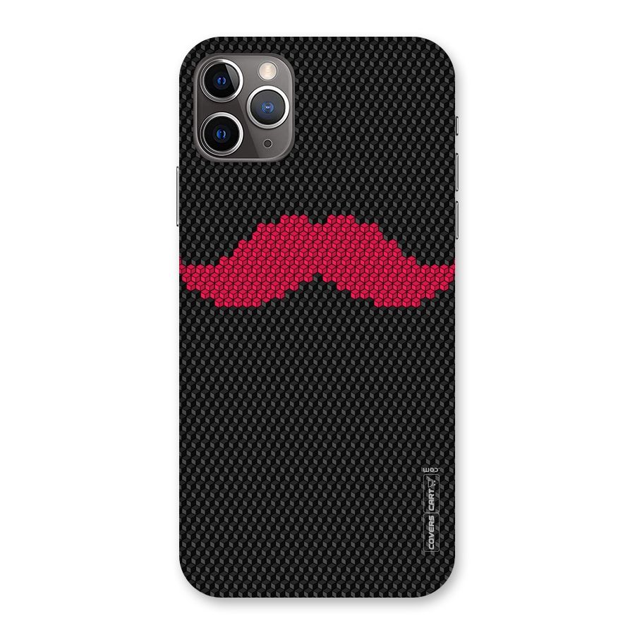 Pink Moustache Back Case for iPhone 11 Pro Max