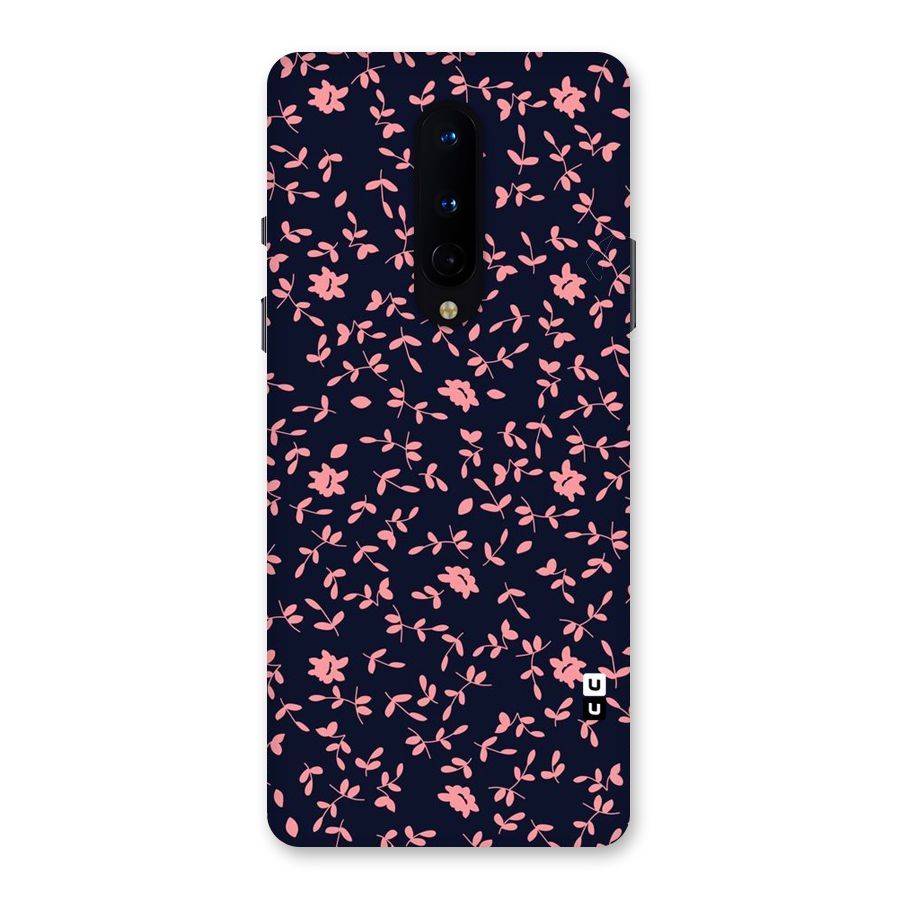 Pink Plant Design Back Case for OnePlus 8