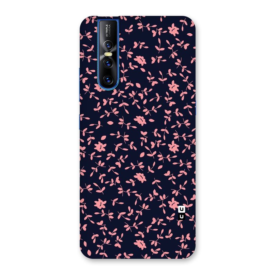Pink Plant Design Back Case for Vivo V15 Pro