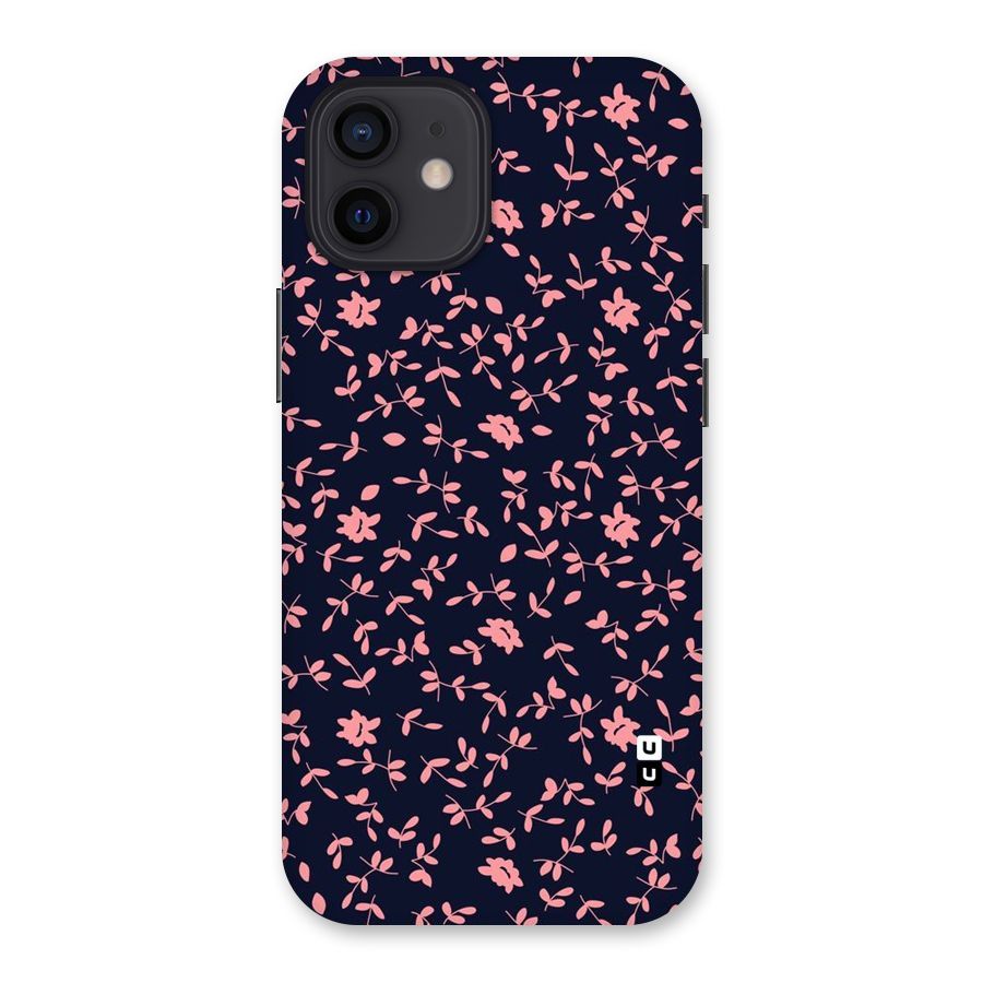 Pink Plant Design Back Case for iPhone 12