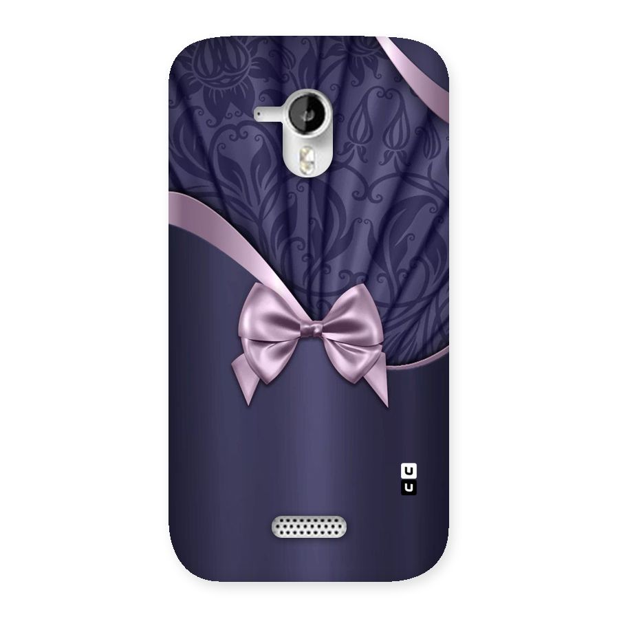 Pink Ribbon Back Case for Micromax Canvas HD A116