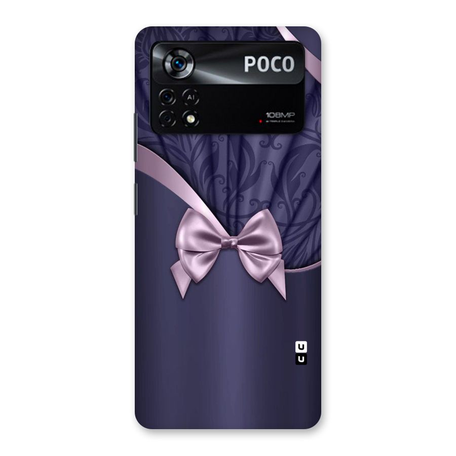 Pink Ribbon Back Case for Poco X4 Pro 5G