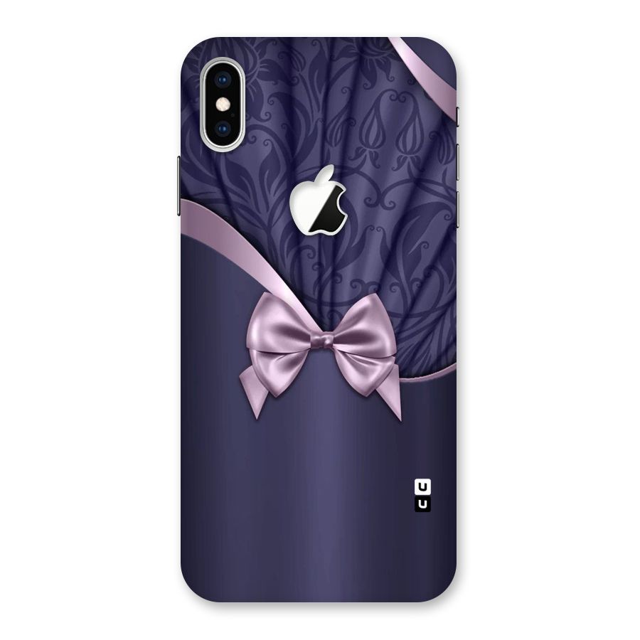 Pink Ribbon Back Case for iPhone XS Max Apple Cut