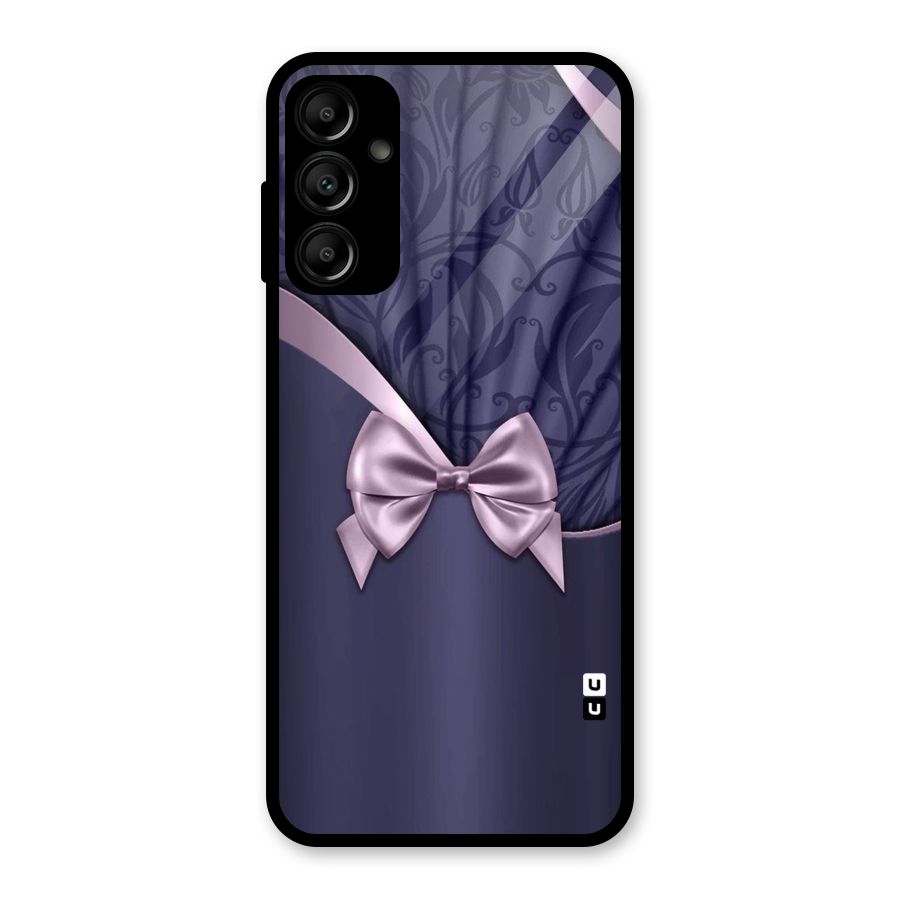 Pink Ribbon Glass Back Case for Galaxy A14 5G