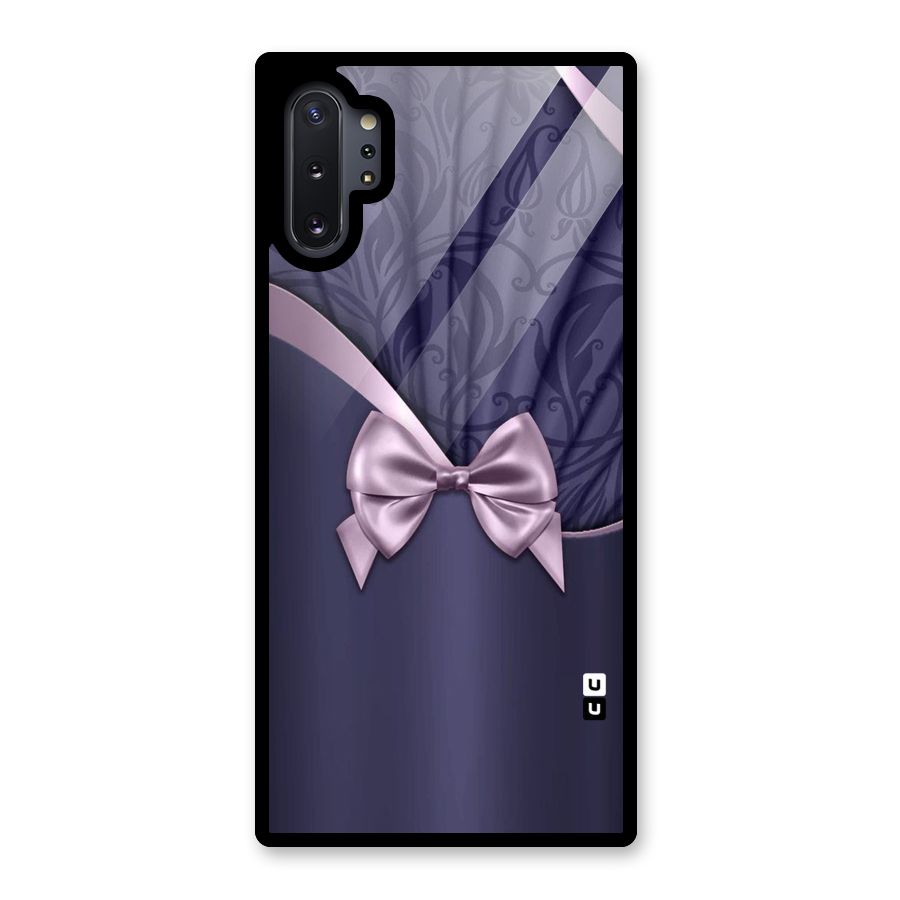 Pink Ribbon Glass Back Case for Galaxy Note 10 Plus