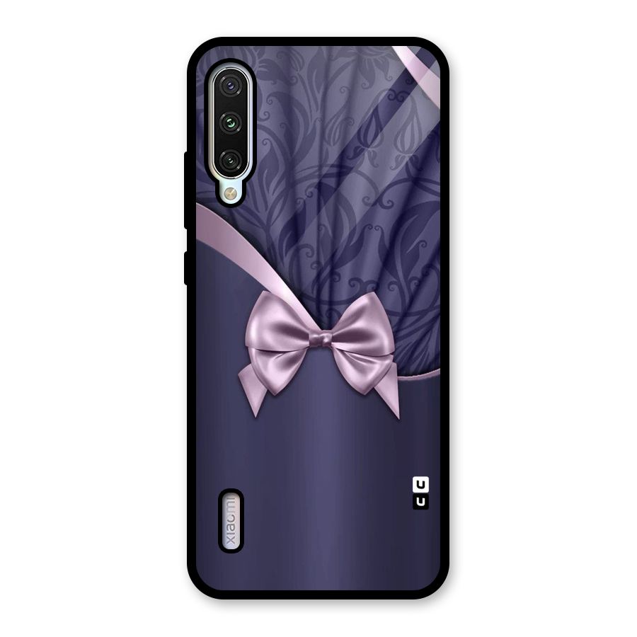 Pink Ribbon Glass Back Case for Mi A3