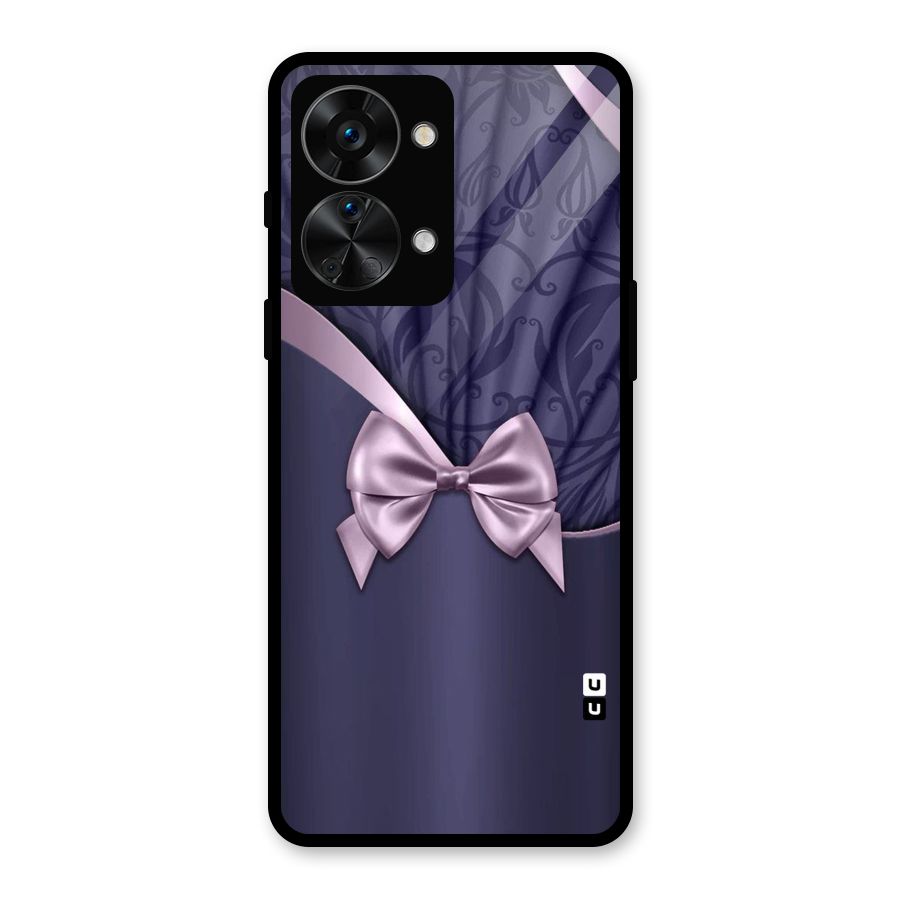 Pink Ribbon Glass Back Case for OnePlus Nord 2T