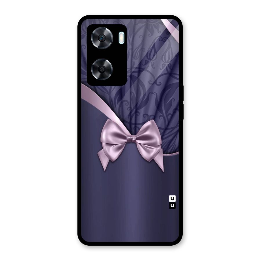 Pink Ribbon Glass Back Case for Oppo A77