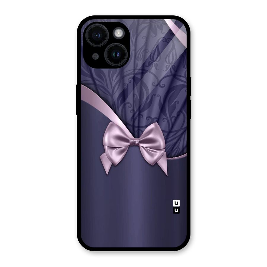 Pink Ribbon Glass Back Case for iPhone 14