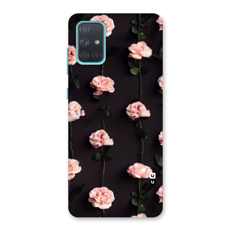 Pink Roses Back Case for Galaxy A71