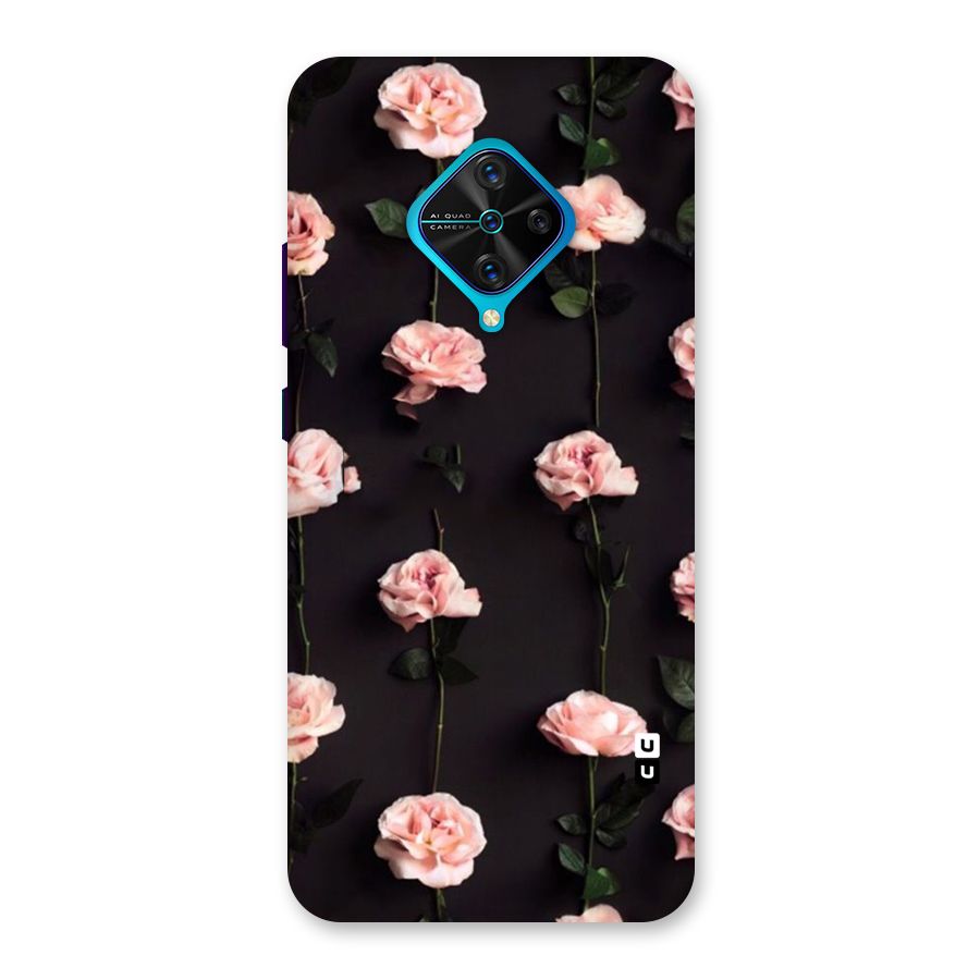 Pink Roses Back Case for Vivo S1 Pro