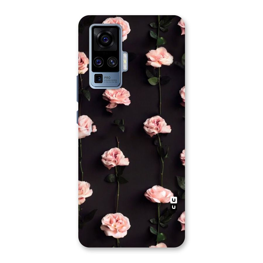 Pink Roses Back Case for Vivo X50 Pro