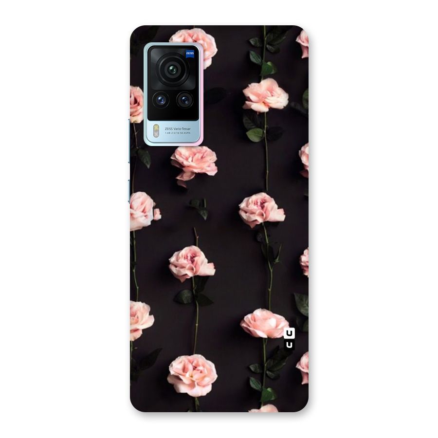 Pink Roses Back Case for Vivo X60 Pro