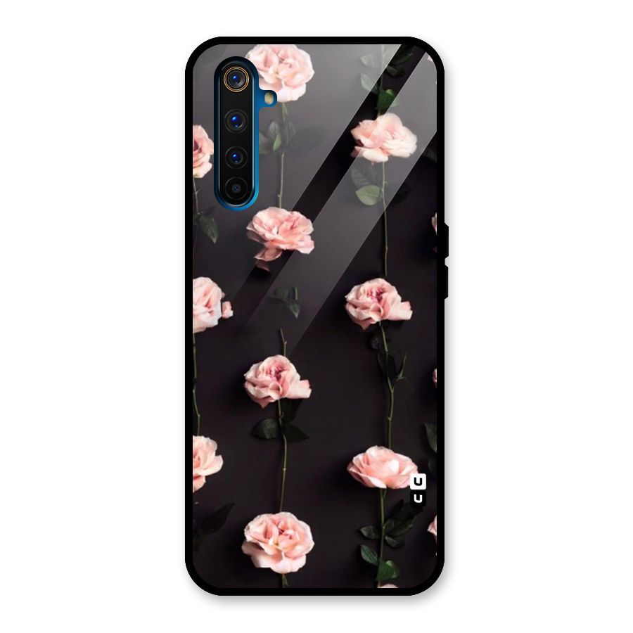 Pink Roses Glass Back Case for Realme 6 Pro