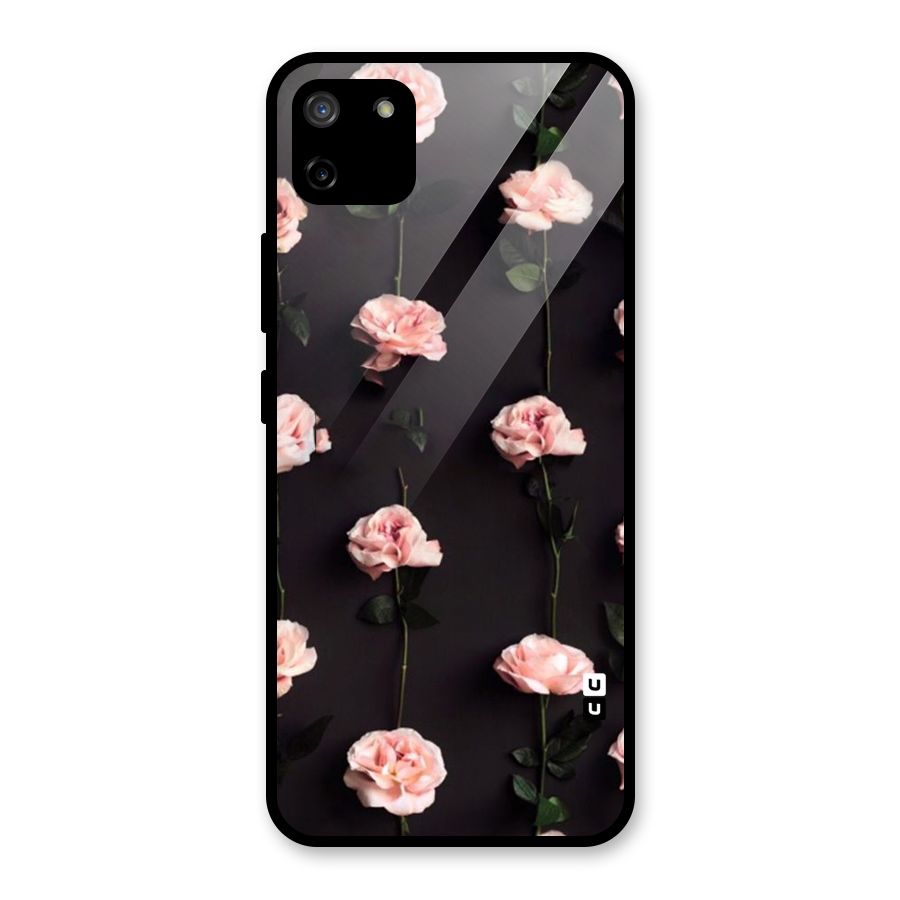 Pink Roses Glass Back Case for Realme C11