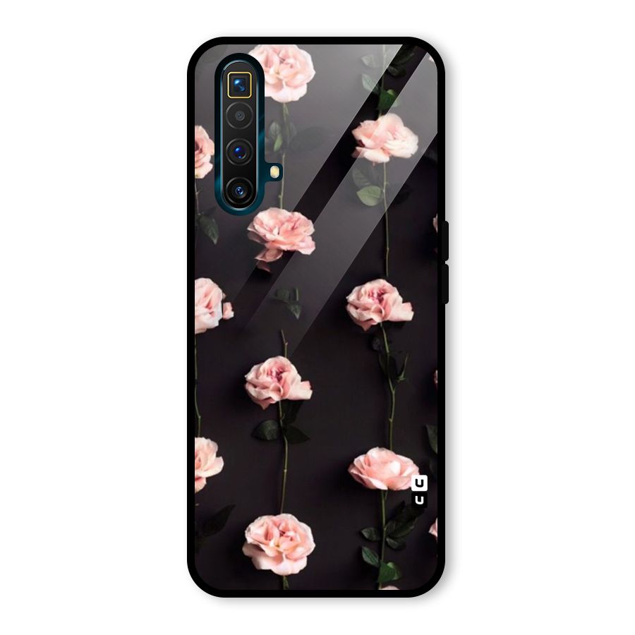 Pink Roses Glass Back Case for Realme X3 SuperZoom