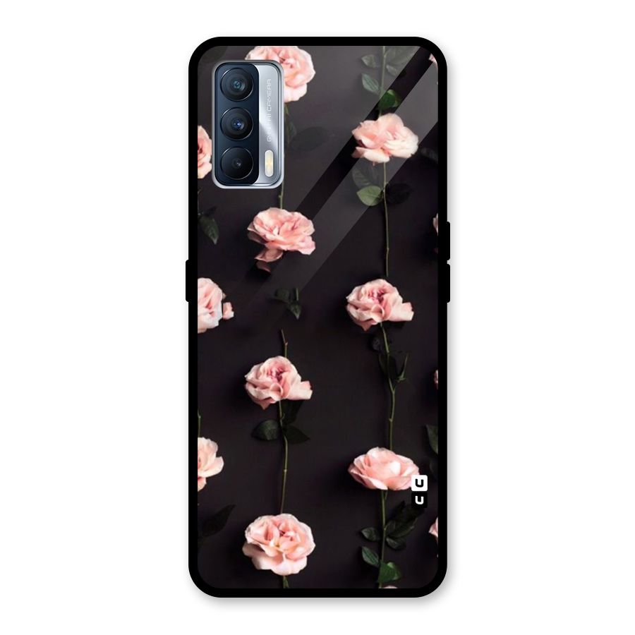 Pink Roses Glass Back Case for Realme X7