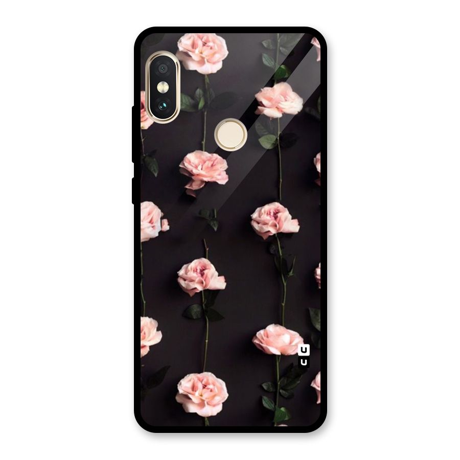 Pink Roses Glass Back Case for Redmi Note 5 Pro