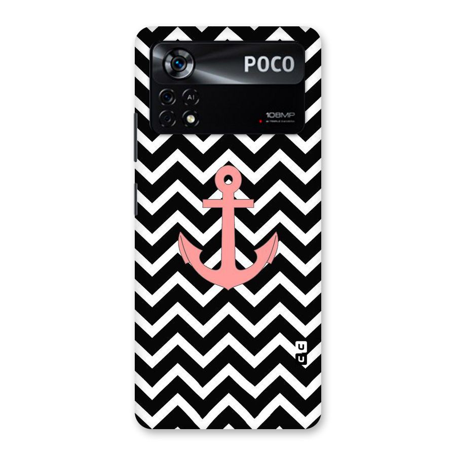 Pink Sailor Back Case for Poco X4 Pro 5G