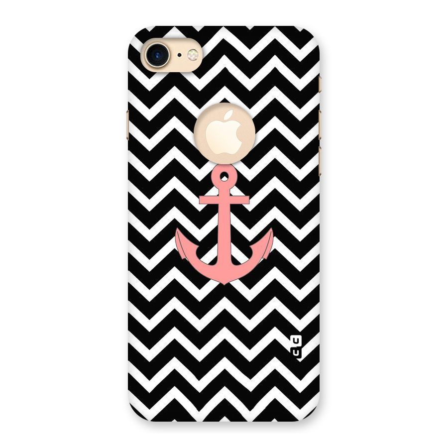 Pink Sailor Back Case for iPhone 7 Logo Cut