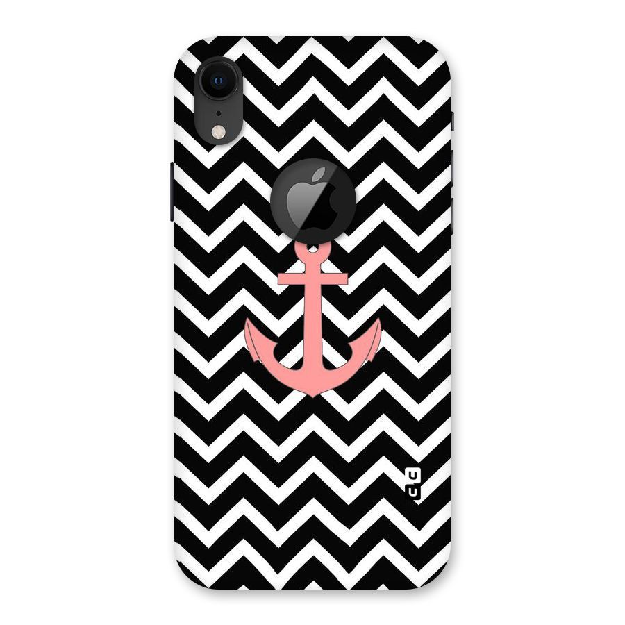 Pink Sailor Back Case for iPhone XR Logo Cut