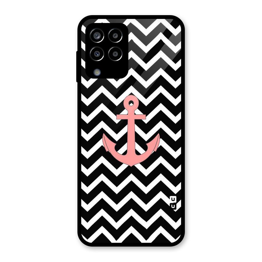 Pink Sailor Glass Back Case for Galaxy M33