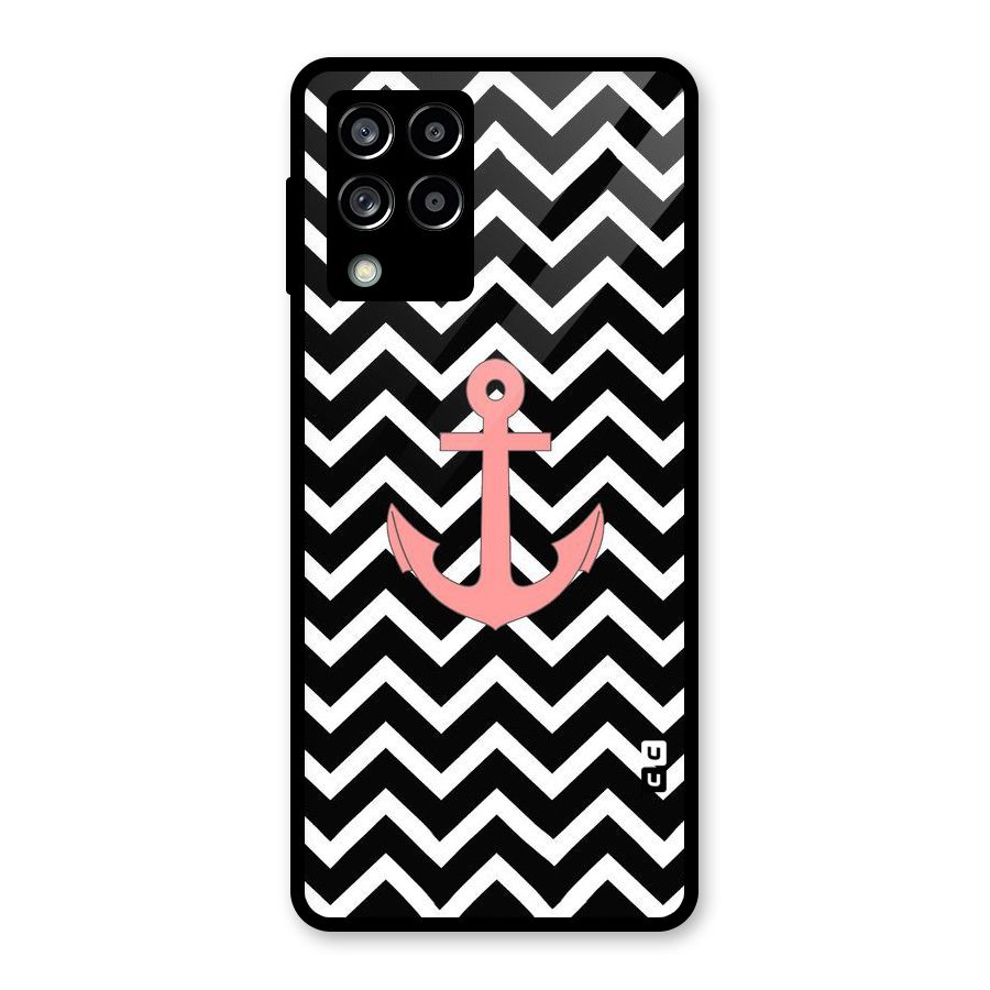 Pink Sailor Glass Back Case for Galaxy M53 5G