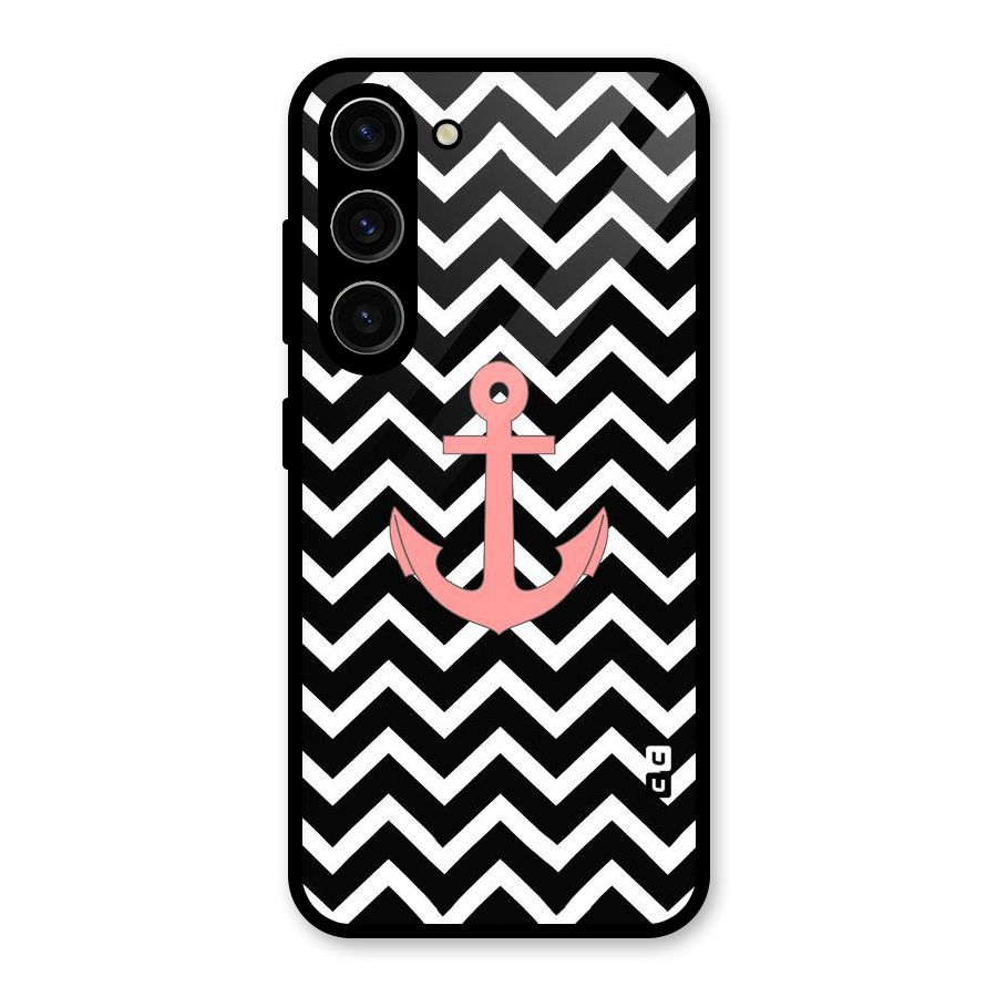 Pink Sailor Glass Back Case for Galaxy S23