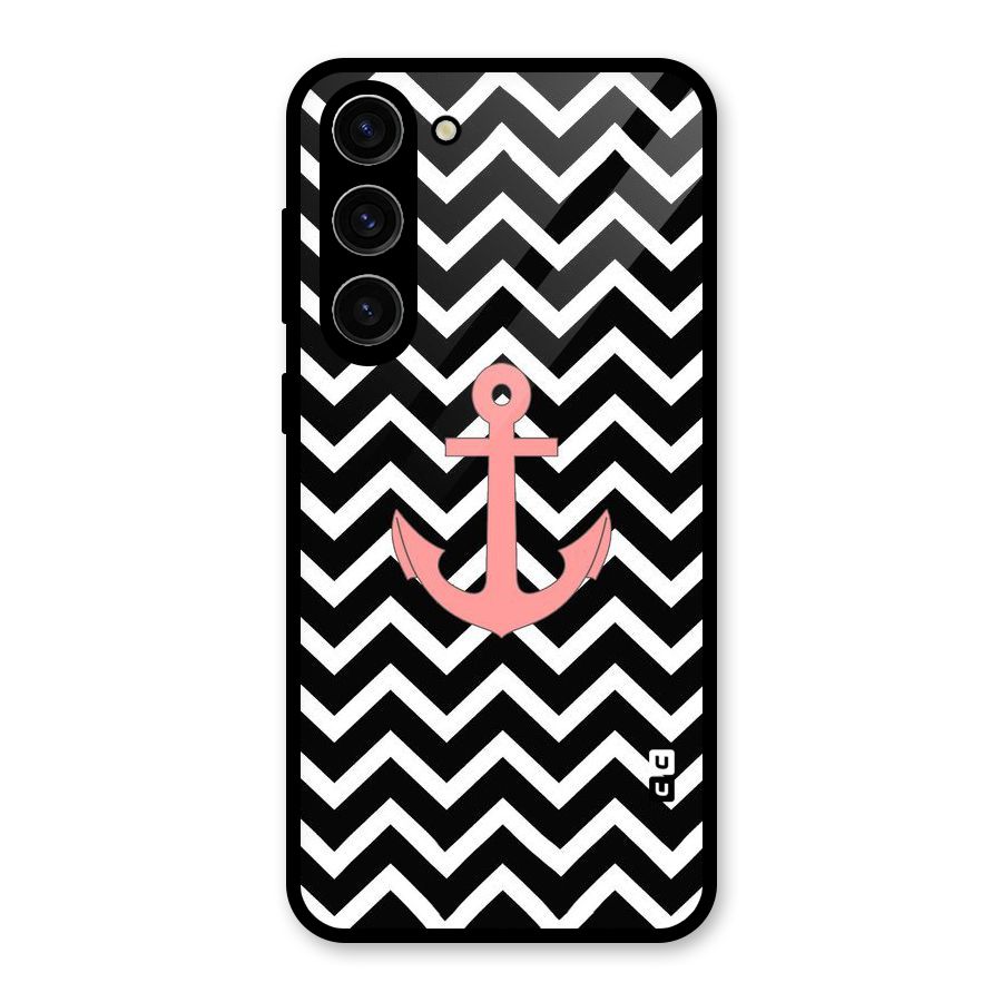 Pink Sailor Glass Back Case for Galaxy S23 Plus