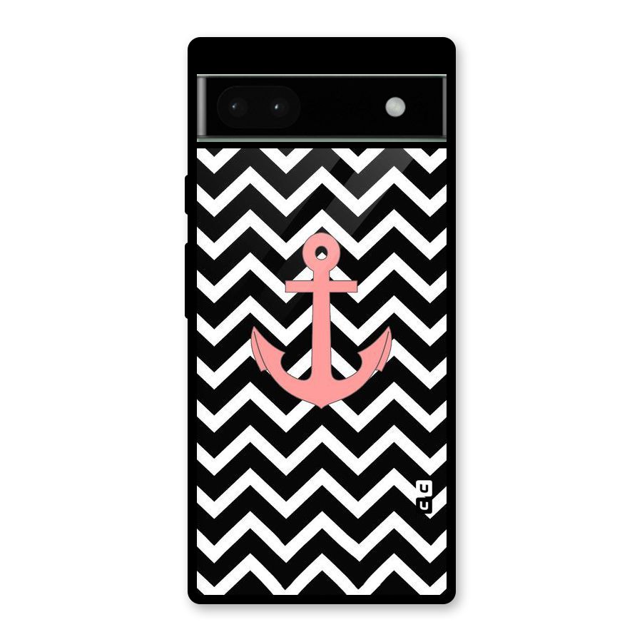 Pink Sailor Glass Back Case for Google Pixel 6a