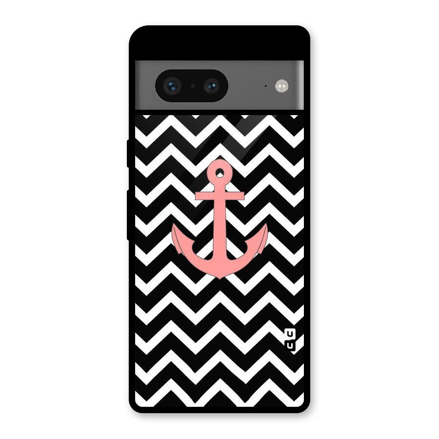 Pink Sailor Glass Back Case for Google Pixel 7