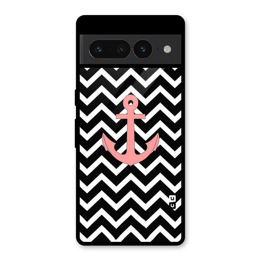 Pink Sailor Glass Back Case for Google Pixel 7 Pro
