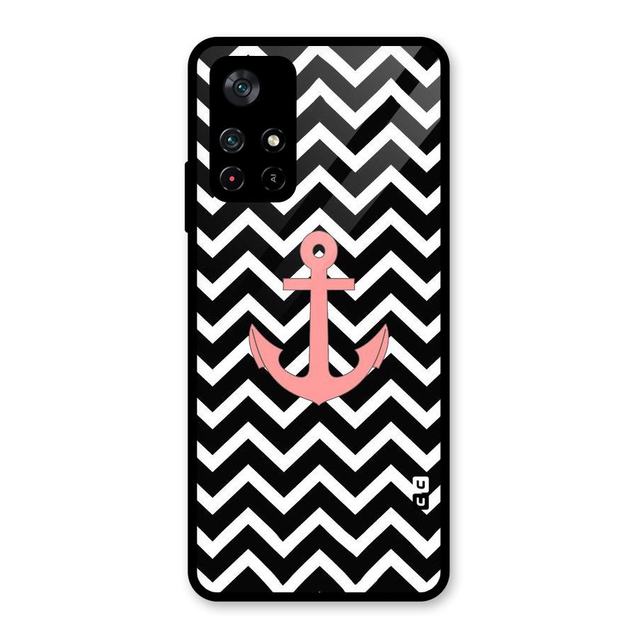 Pink Sailor Glass Back Case for Poco M4 Pro 5G